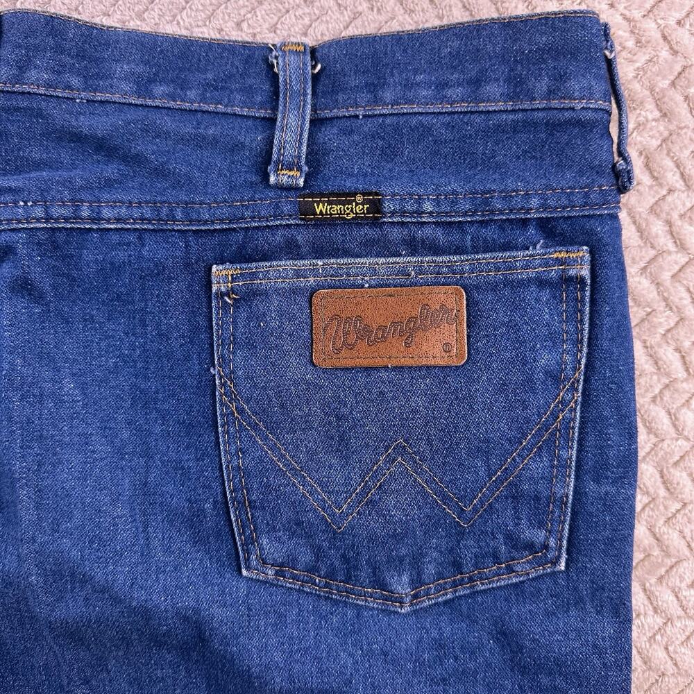 Vintage‎ Wrangler Jeans Men’s 42x32 Made In USA 100% Cotton Western Cowboy Work - Picture 7 of 16